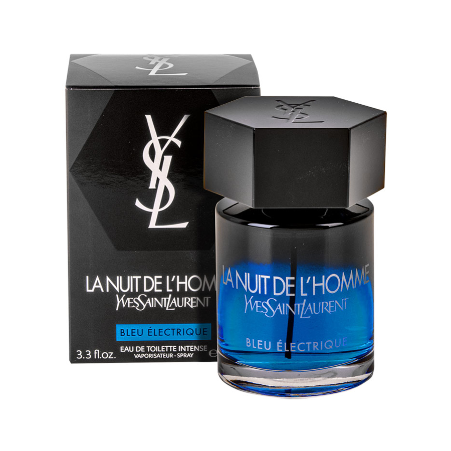 YSL La store Nuit De L'Homme Bleu Electrique 3.3 Oz