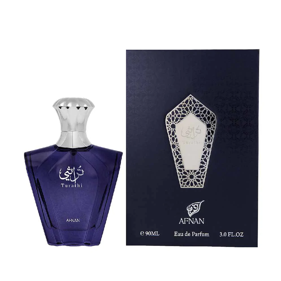 AFNAN Turathi Blue EDP - アフナン香水 Afnan Turathi Blue EDP Spray for Men - Fresh, Invigorating Scent