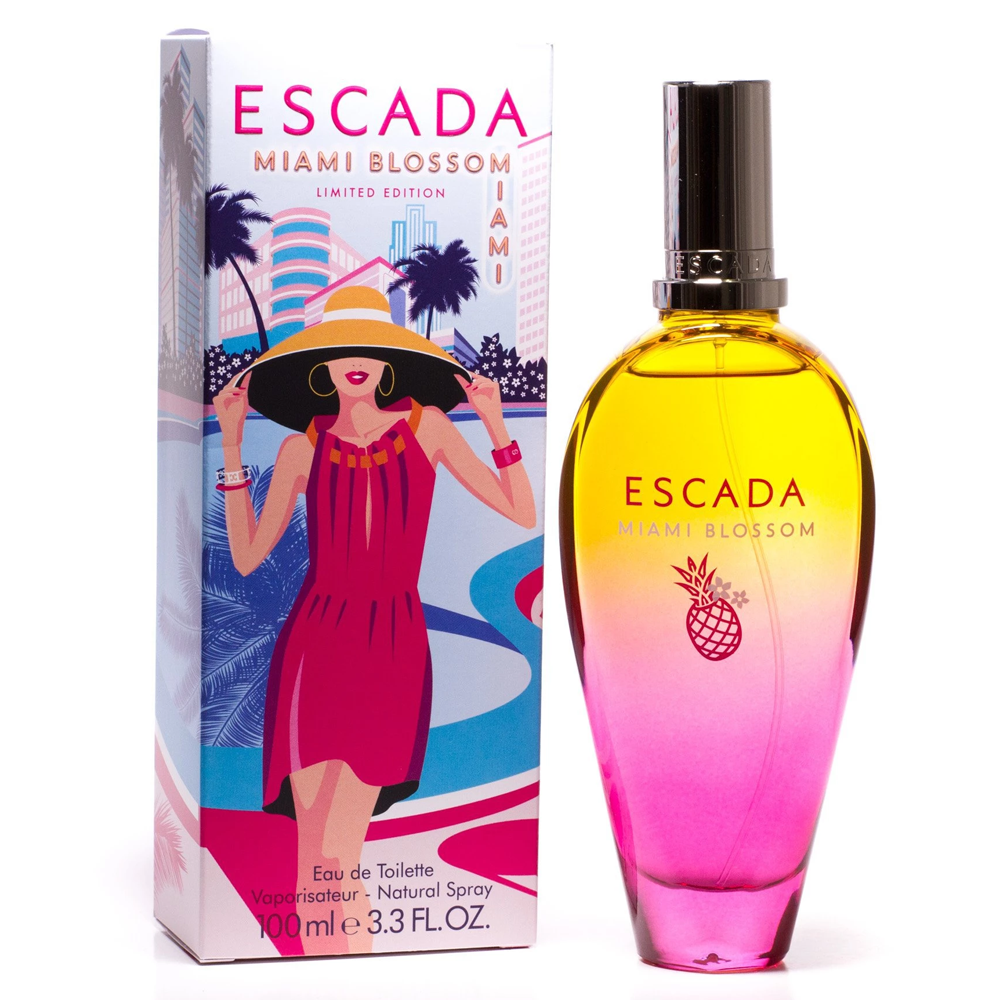 エスカーダ　MIAMI BLOSSOM 100ml オードトワレ　箱付き　香水 ESCADA-MIAMI-BLOOM-100ML-EDT-