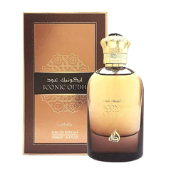 ドバイ　Eilin Oud パルファム (ICONIC) 100ml Iconic Oud Eau De Parfum By Lattafa Oriental Perfume 100ml 3.4 fl